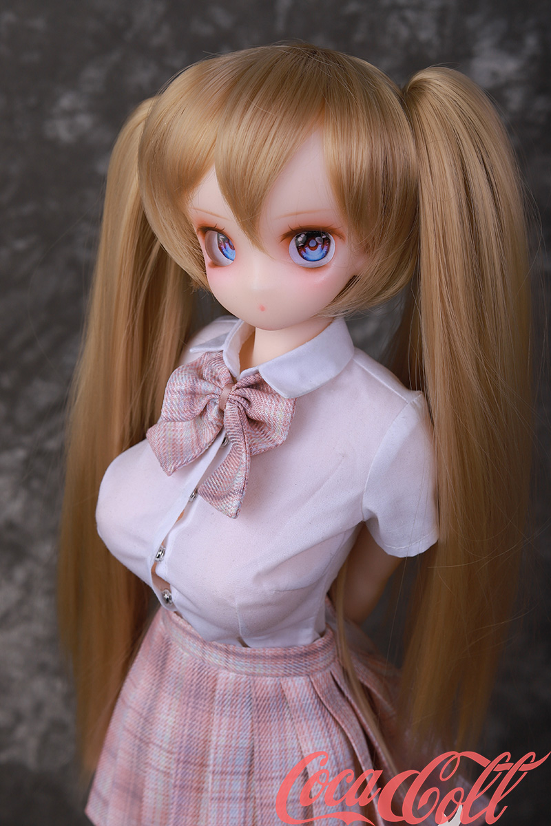 Double Ponytail Long Hair Anime Face 63cm/2ft1 Samll Sex Doll