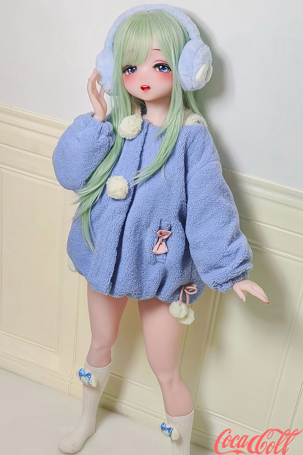 Haruka green hair and headphones detail - Click to customize