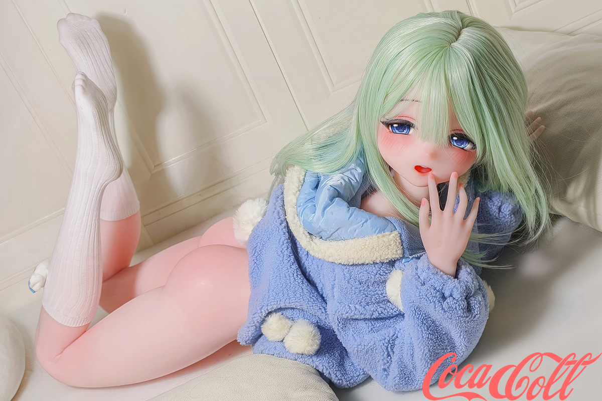ElsaBabe Suwabe Haruka 125cm anime sex doll in blue fluffy outfit - Click to customize